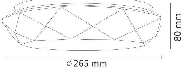 Plafonieră LED pentru baie SELINA LED/12W/230V