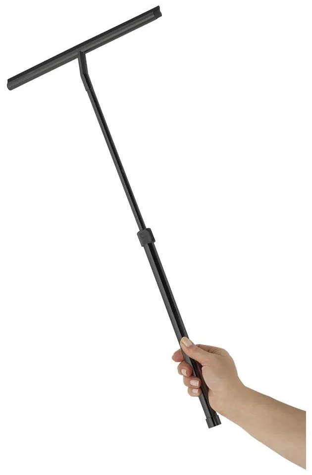 Ștergător de geamuri telescopic negru – Wenko