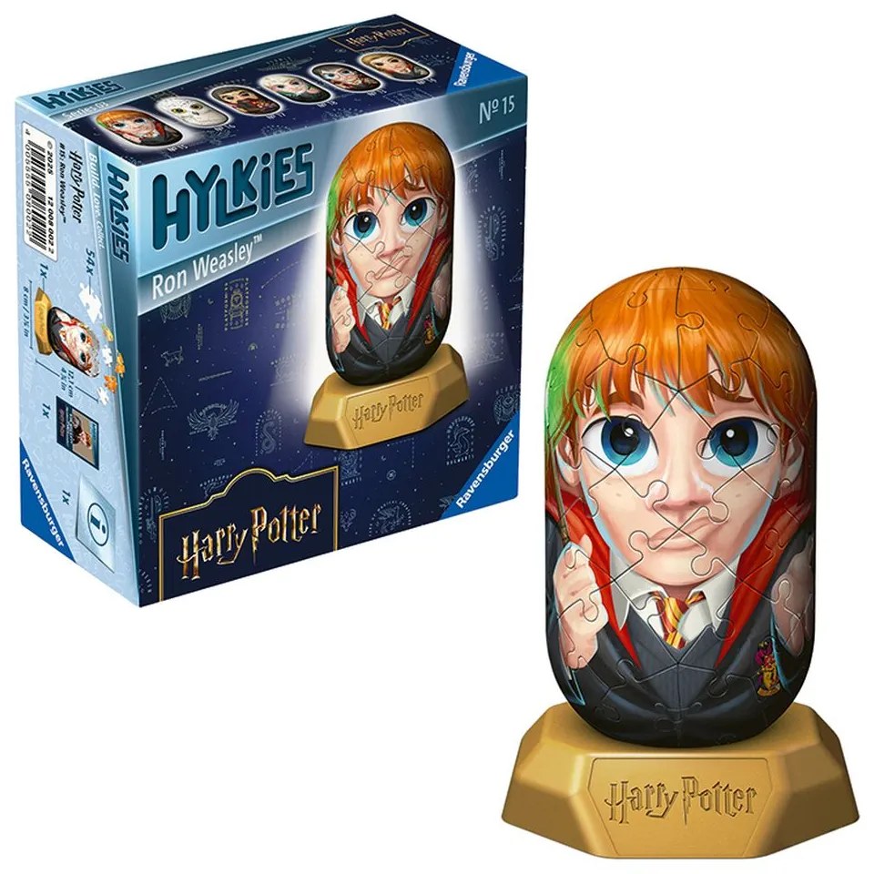 PUZZLE 3D HYLKIES HARRY POTTER MINI FIGURINA DE COLECTIE RON WEASLY 54 PIESE - RAVENSBURGER (RVS3D08002)