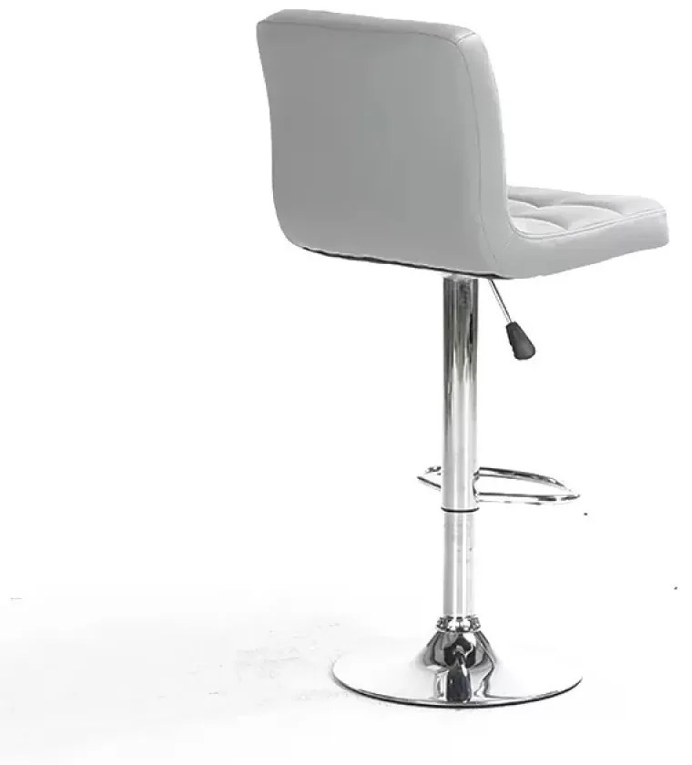 RESIGILAT-Scaun bar SIB 808, piele ecologica, Alb,