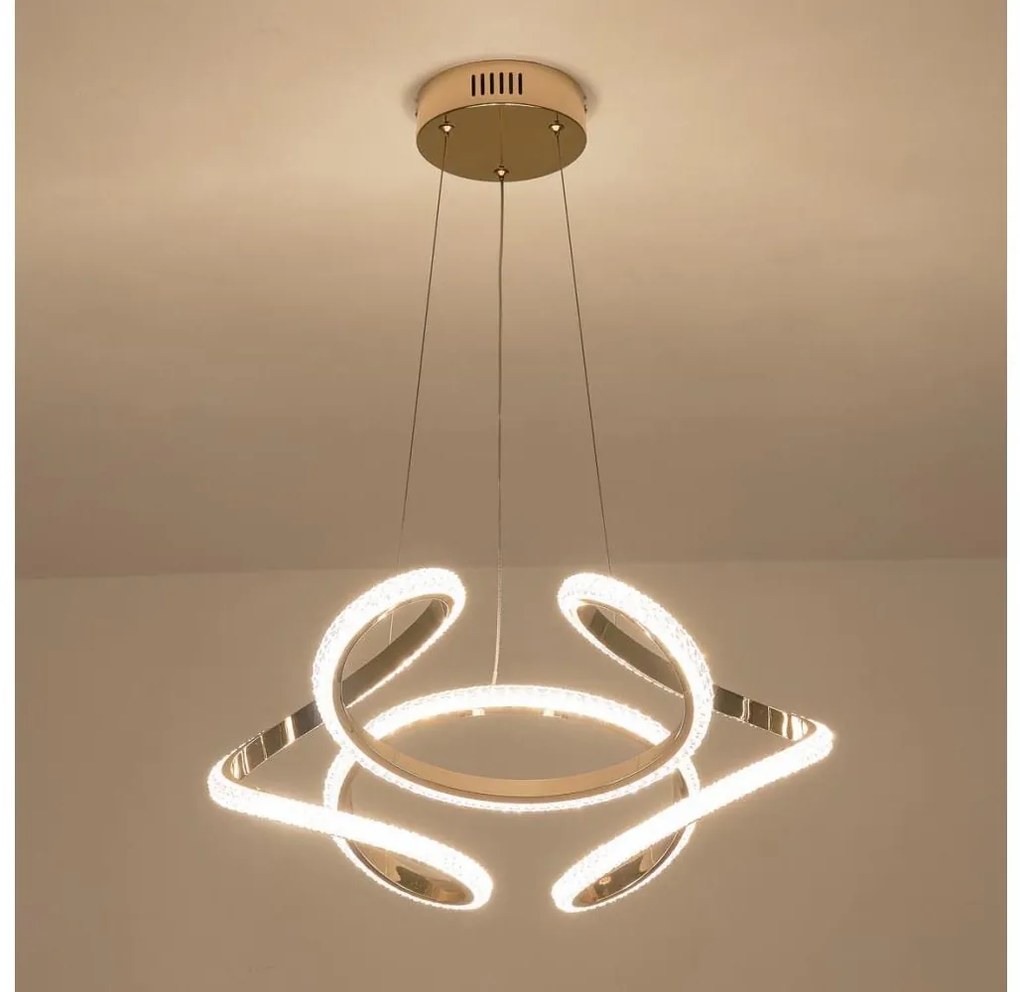 Lustră LED pe cablu LED/24W/230V 3000K 50x120 cm