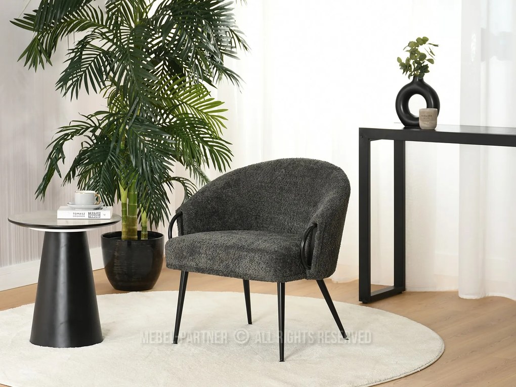 Fotoliu Carma F (grafit + negru). Promo -17%. 1109981