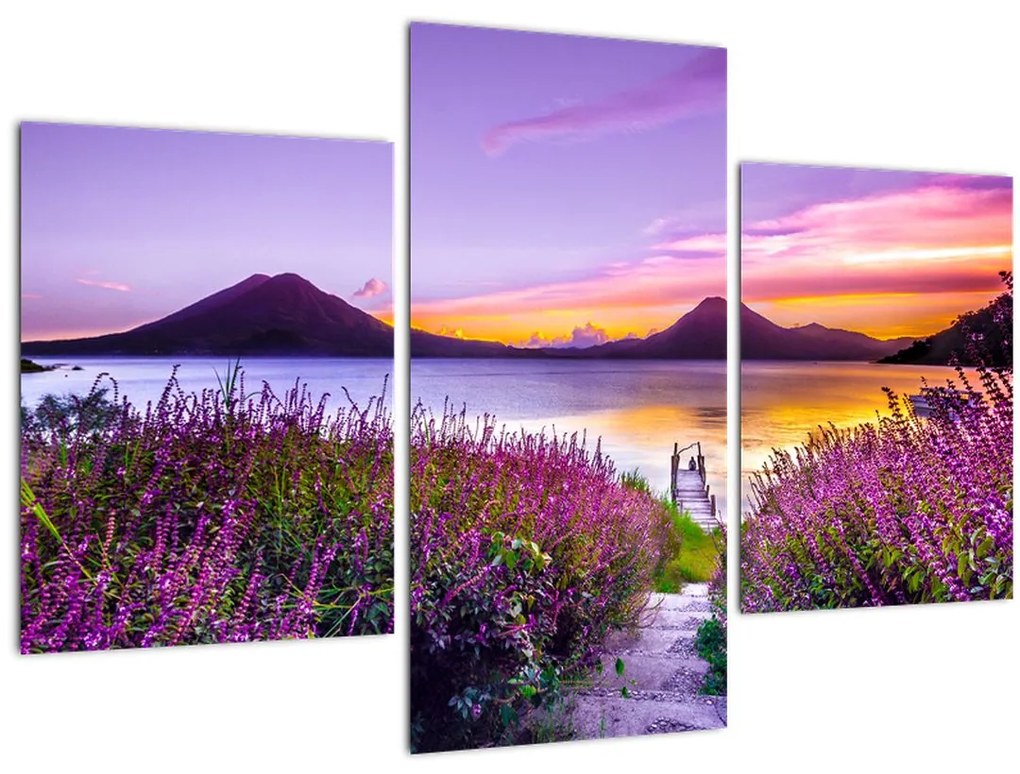 Tablou cu lac (90x60 cm)