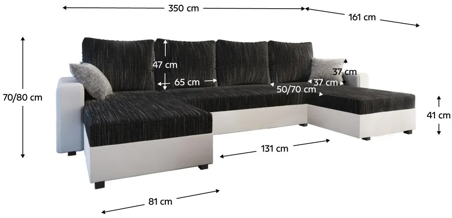 Colțar universal Timotej (kornet 10 + piele ecologică d511 + kornet 18). 1064105