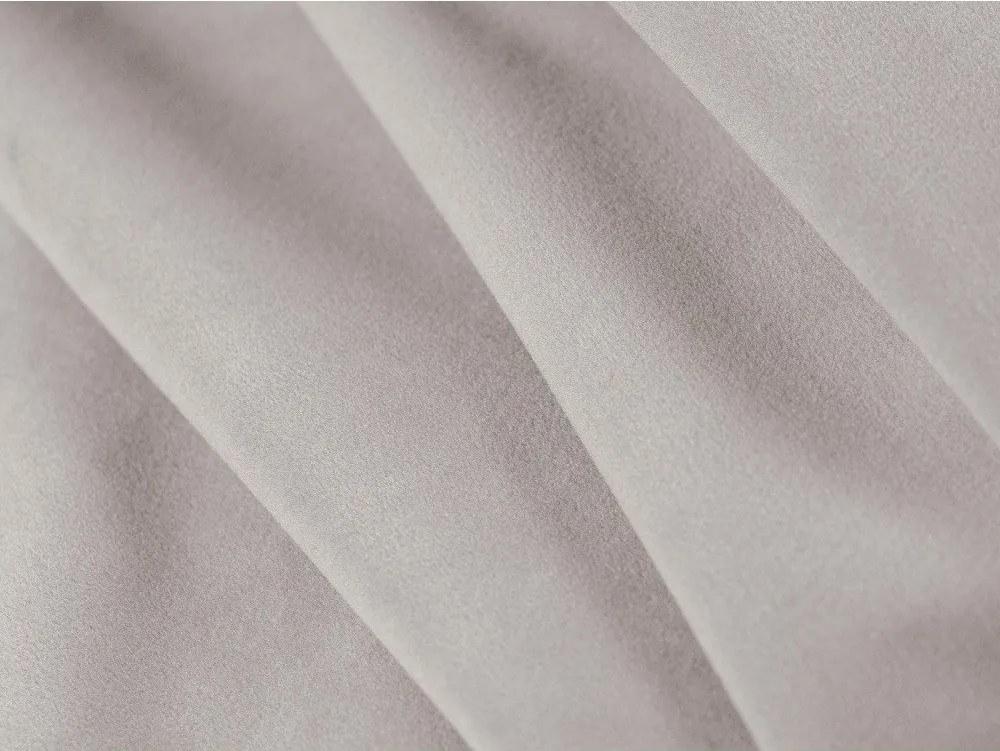 Canapea gri deschis extensibilă cu tapițerie din catifea 209 cm Shannon – Cosmopolitan Design