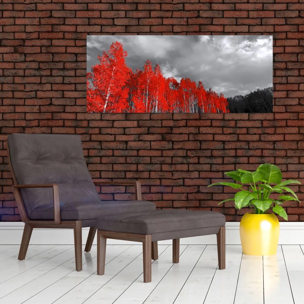Tablou - Copaci în culorile toamnei (120x50 cm)