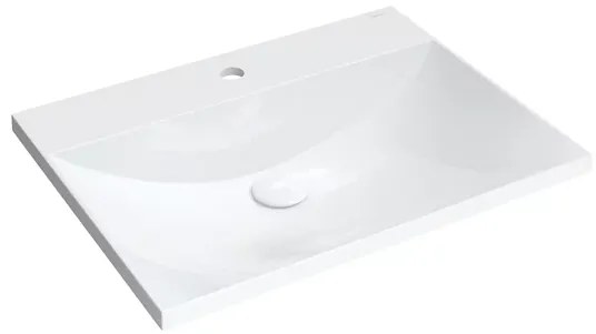 Lavoar pe mobilier Omnires Naxos M+ alb
