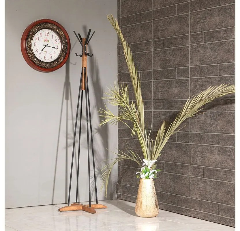 Cuier Myra Pakoworld, negru/maro, D40x160 cm