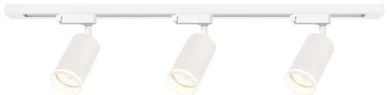 Spot pe șină PIPE 3xGU10/10W/230V alb