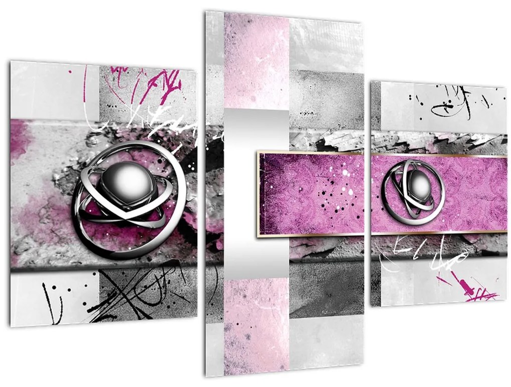 Tablou abstracție (90x60 cm)