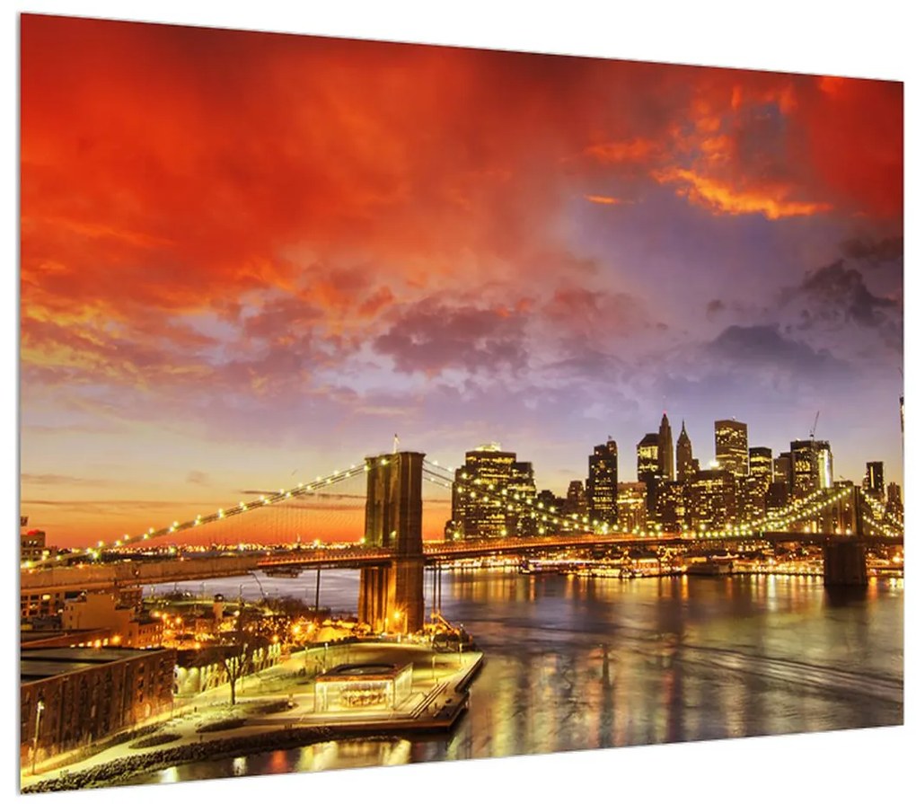 Tablou cu podul Brooklyn (70x50 cm), în 40 de alte dimensiuni noi