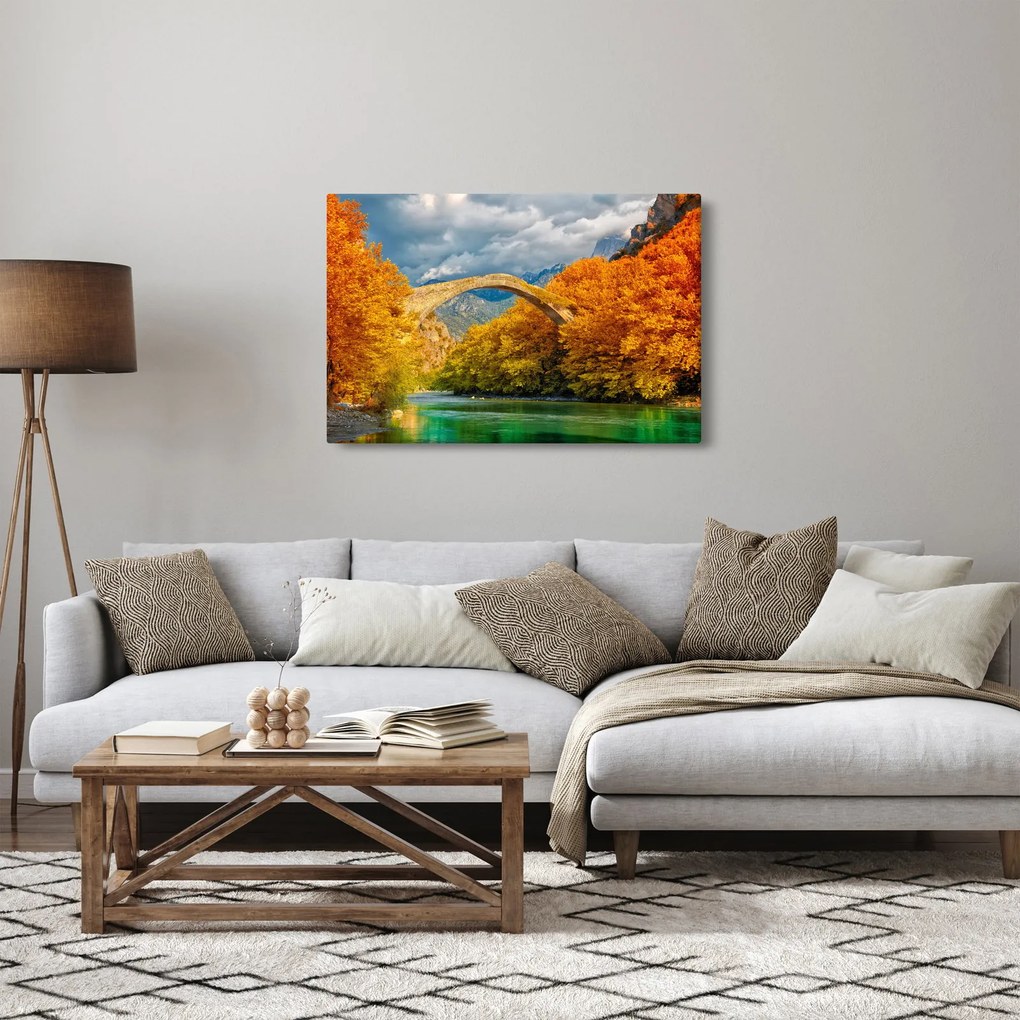 Tablou - Podul Konitsa (90x60 cm)