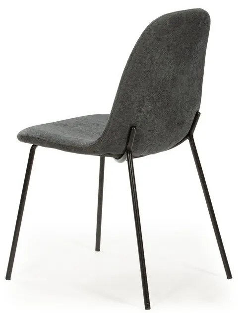 Scaune de dining gri-închis 4 buc. Renne – Marckeric