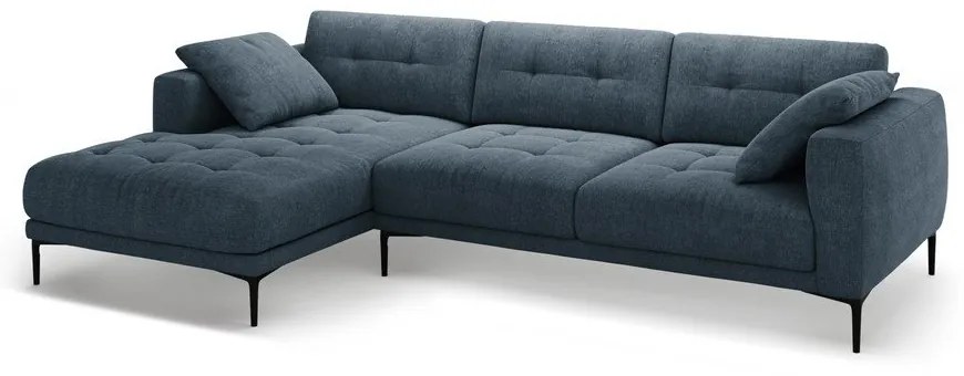 Colțar albastru închis (cu colț pe partea stângă/cu șezlong) Bemy – Micadoni