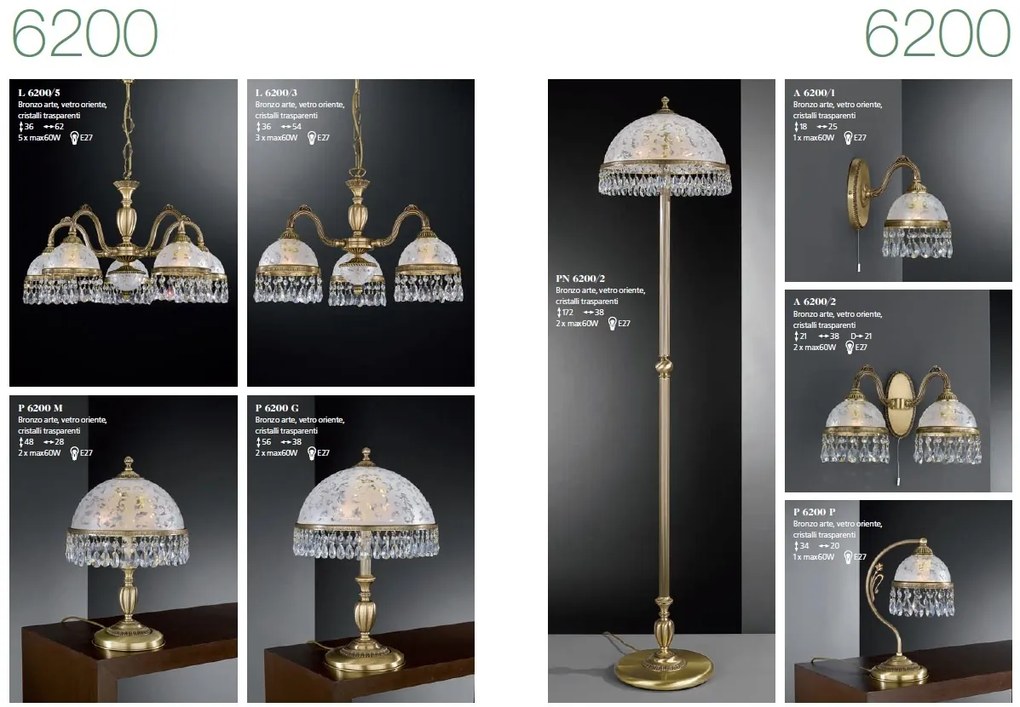 Candelabru design clasic realizat manual din alama si Cristal Scholer 6200