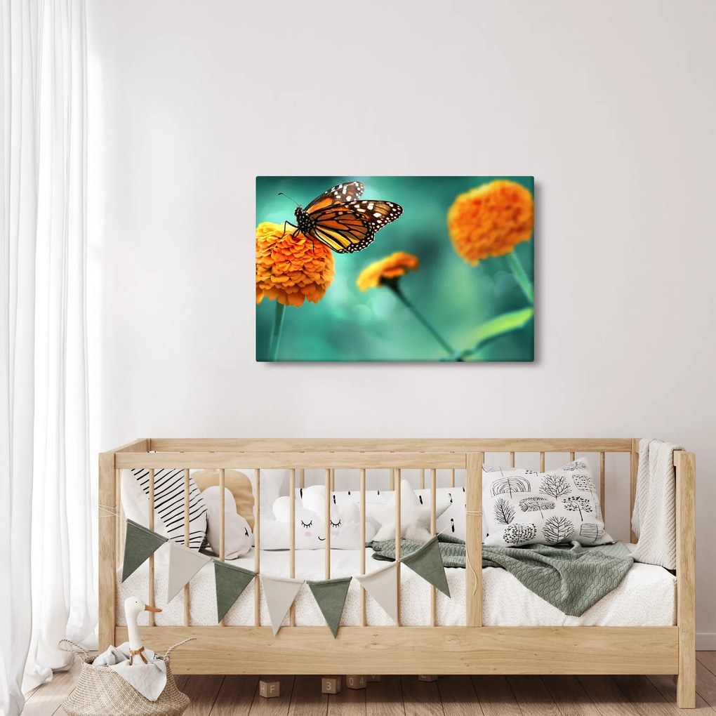 Tablou cu fluture (90x60 cm)