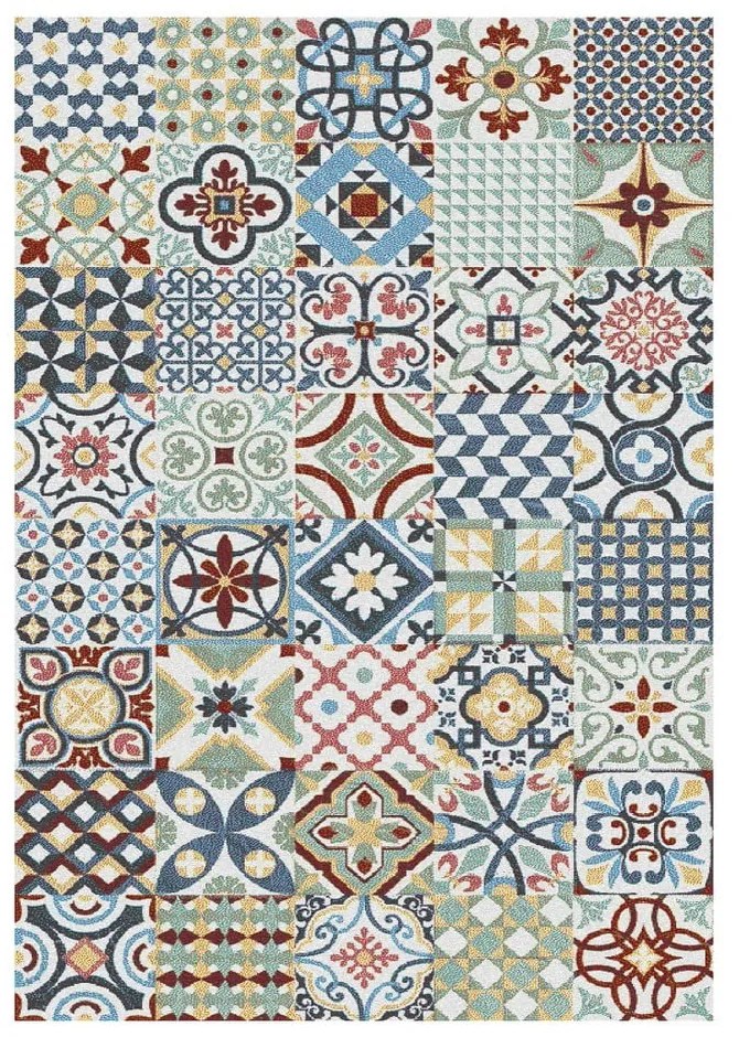 Covor Universal Azulejos, 160 x 230 cm, albastru