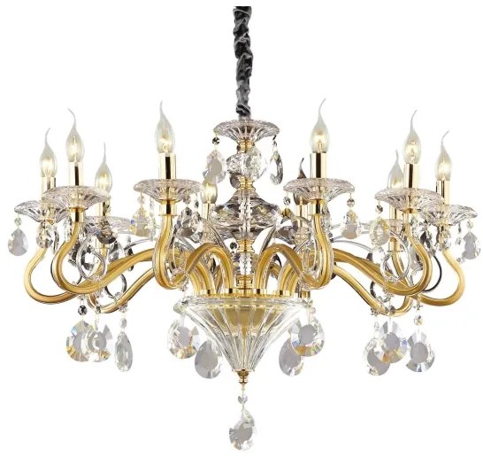 Lustră pe cablu Ideal Lux NEGRESCO 10×E14/40W/230V