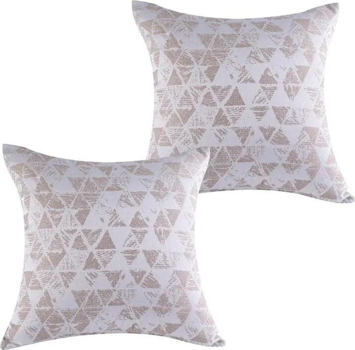 VIALMAN Set 2 fețe pernuțe VIRGINIA bej, 40 x 40 cm
