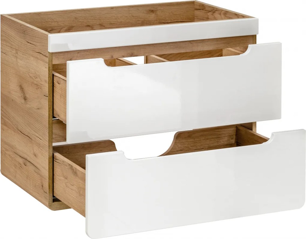 Set Mobilier Baie LUCAS White 60 cm.