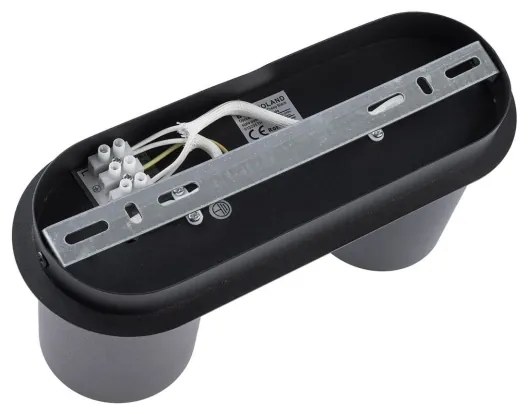 Plafonieră CREEP 2xGU10/25W/230V negru