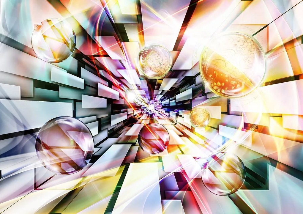 Fototapet - 3D abstracție (254x184 cm)