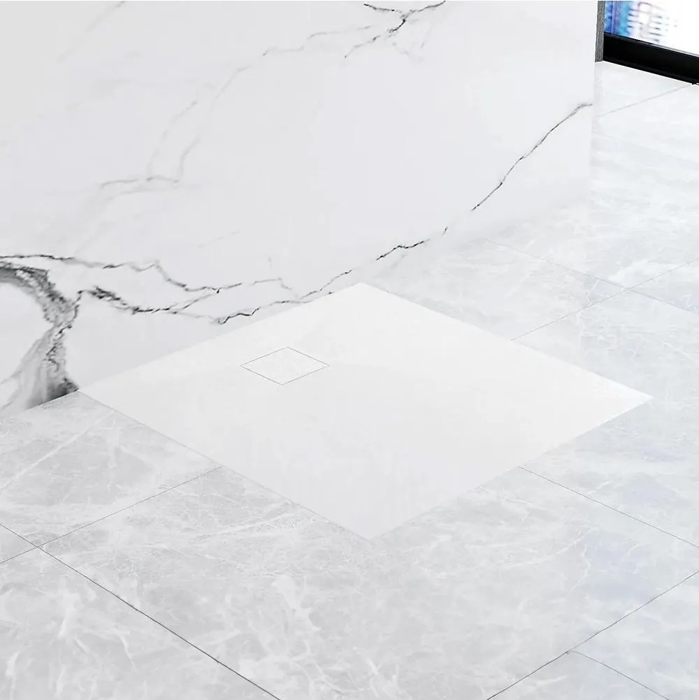 Cada de dus Magnum 90x90 cm alb