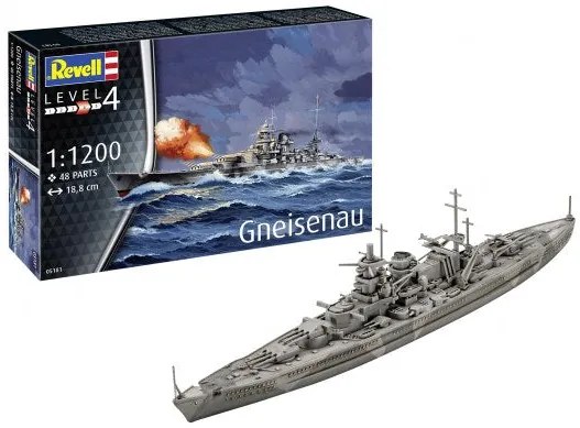 NAVOMODEL BATTLESHIP GNEISENAU - REVELL (RV05181)