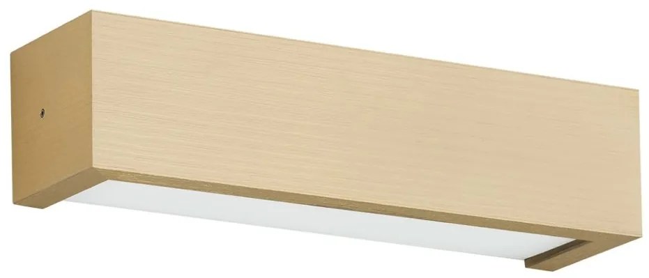 Aplica de perete cu lumina ambientala design modern Caserta auriu 32cm