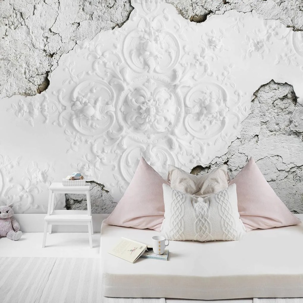 Fototapet - Relief pe perete risipit (152,5x104 cm)