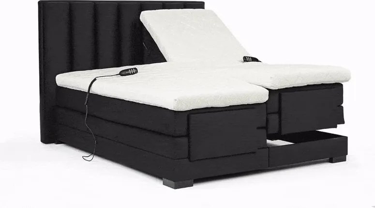 Pat Genoa cu Saltea, Topper, Electric Reglabil, Personalizabil - Velvetmat 04, 180x200