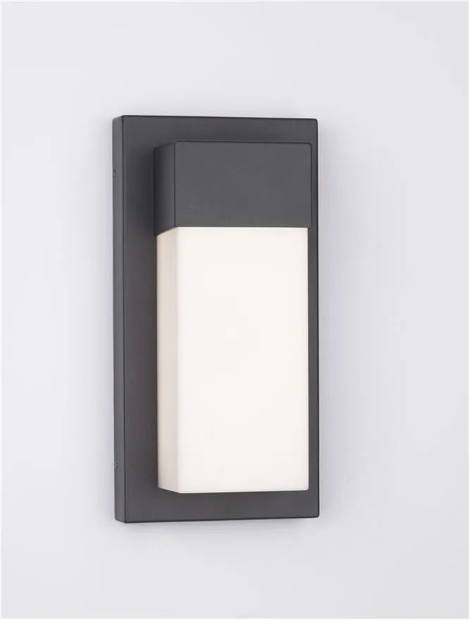 Aplica LED pentru exterior design modern IP65 Leto negru