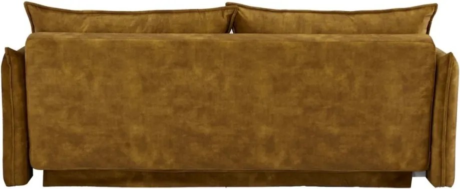 Canapea extensibila, Catifea Galben Mustar APARTMENT 215cm