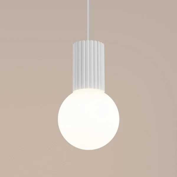 Lustră pe cablu Sollux SL.1709 HALO 1xG9/8W/230V d. 12 cm alb