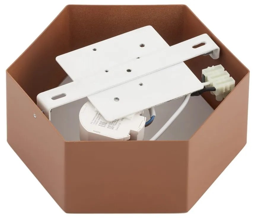 Plafoniera, Spot aplicat LED LIBERO teracota