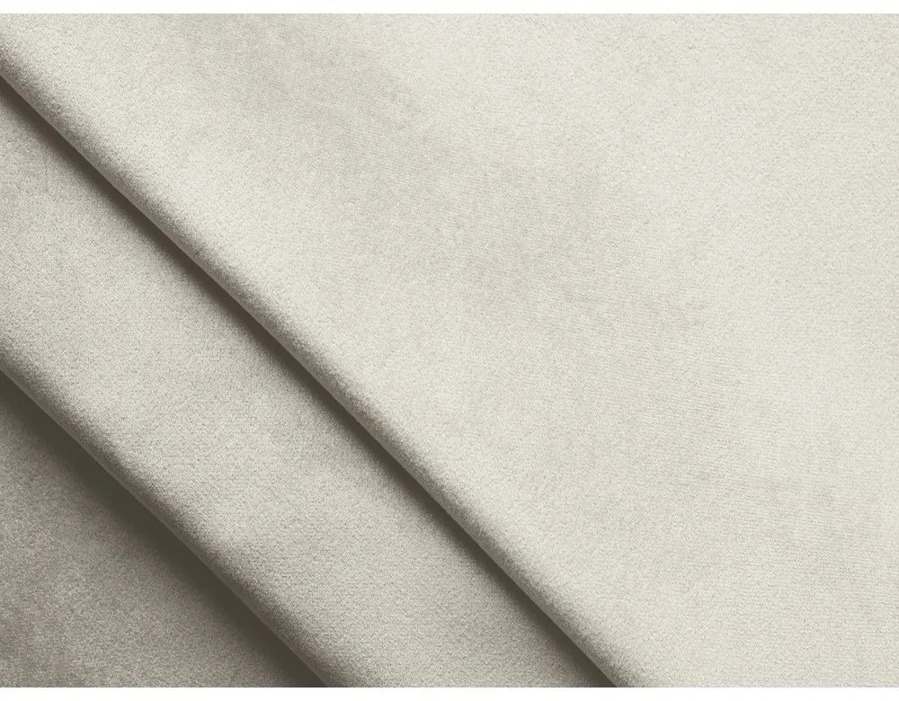 Canapea modulară albă cu tapițerie din catifea 285 cm Lokua – Makamii