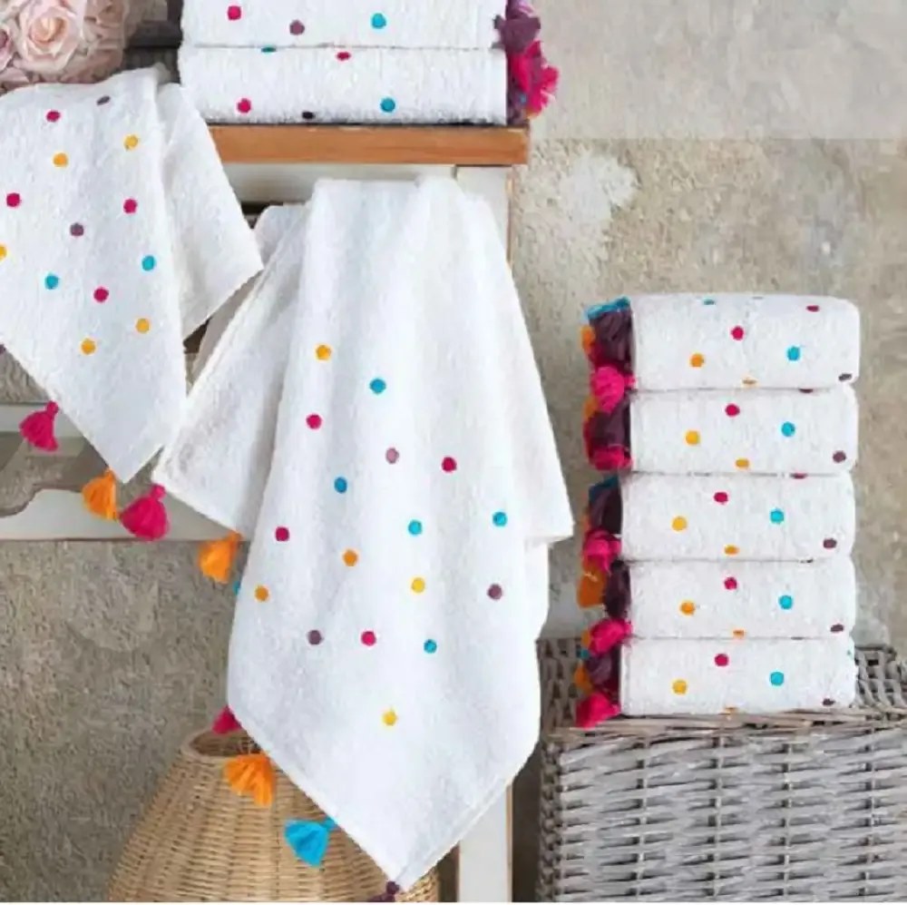 Set 2 Prosoape, Alb, 90x50 cm