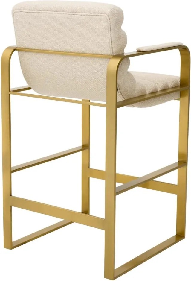 Scaun de bar elegant design LUX Counter Olsen, scalea sand