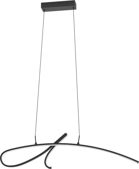 Eglo 902346 - Pendul LED CARDONCITO pe cablu, 20W, 230V, 2700/4000/6500K, negru