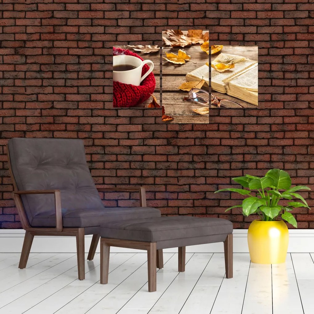 Tablou - Ceainărie de toamnă (90x60 cm)