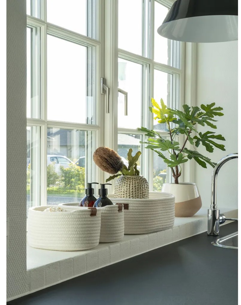 Cosuri Jarana, bumbac, alb, 3 buc