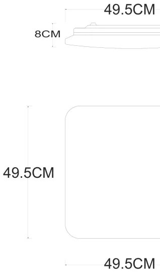 Globo 48406-48 - LED Plafonierpp diimabilă LASSY LED/48W/230V + Telecomandă