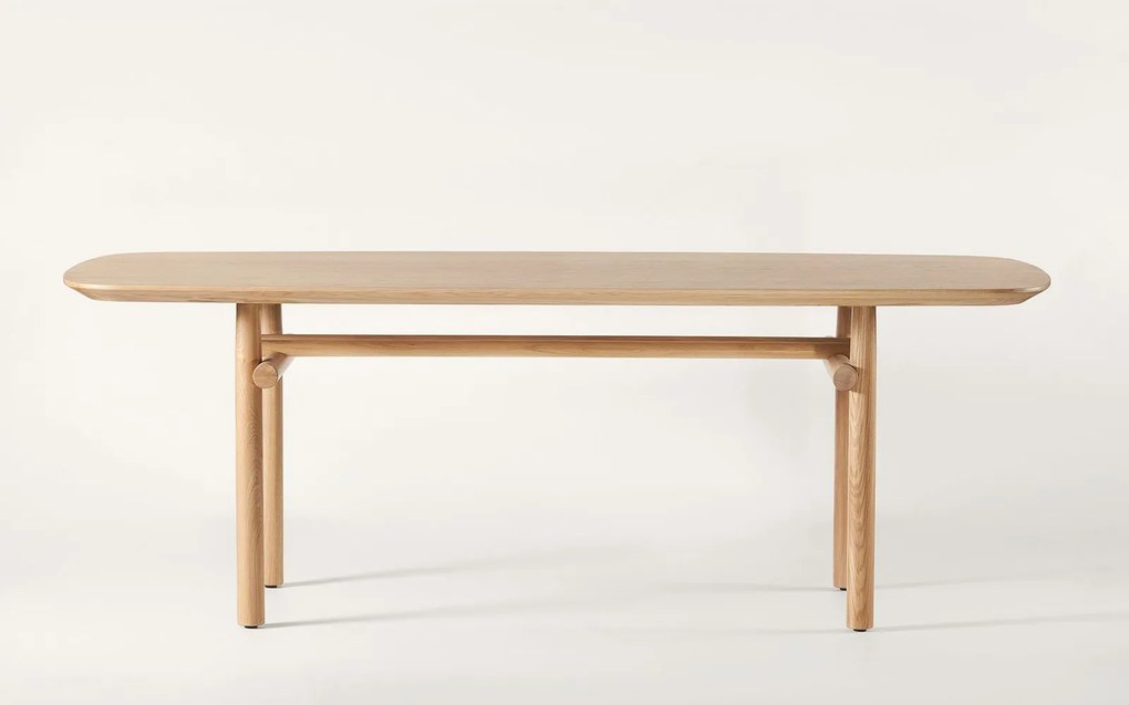 Masă lemn masiv Steekla – 220/, 280 × 100 × 75 cm - 280×100×75