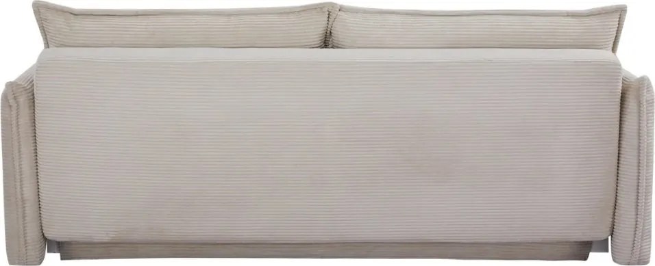 Canapea extensibila, Catifea Raiata Bej APARTMENT 215cm