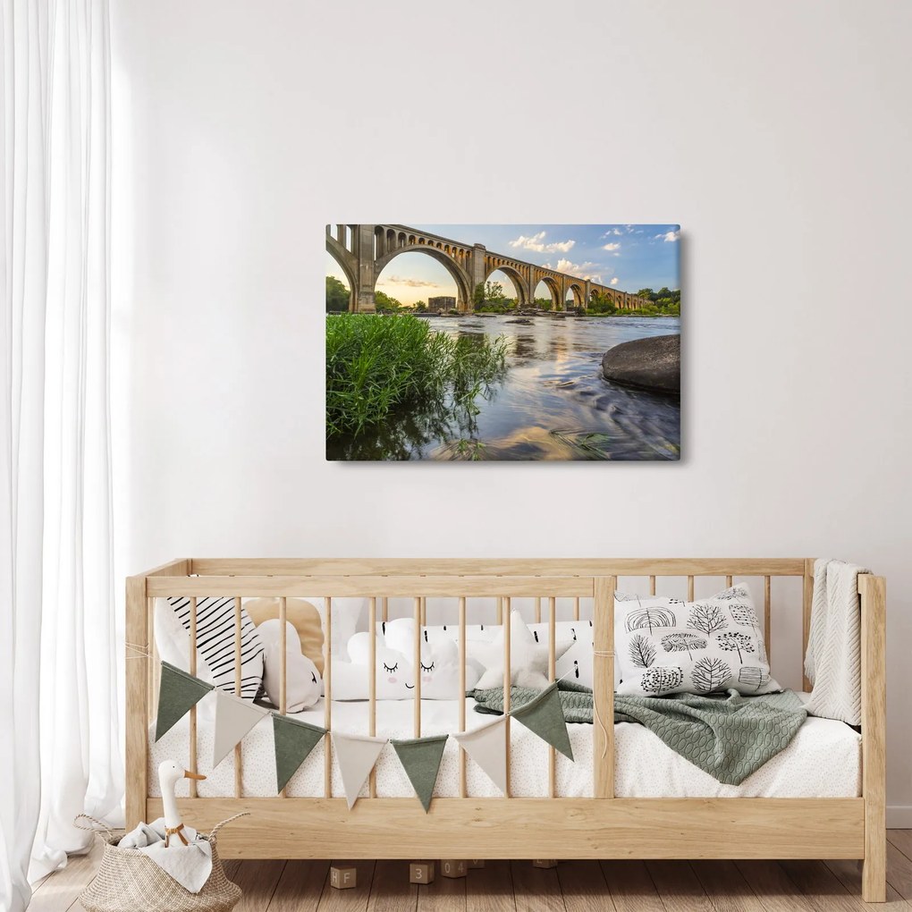 Tablou - Podul de cale ferată Richmond (90x60 cm)