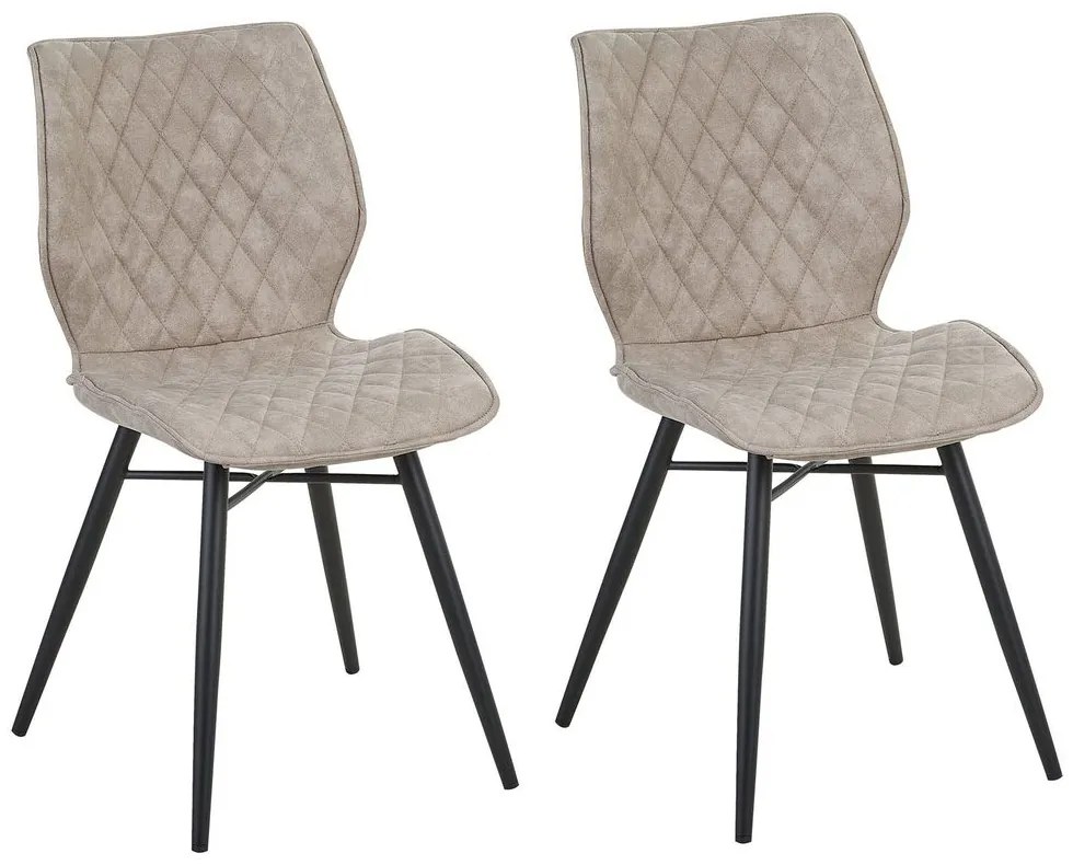 Set 2 buc. scaune pentru sufragerie Lissa (bej). 1009995