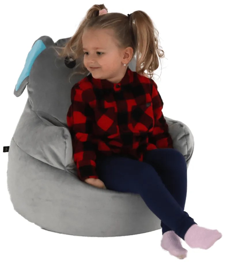 Puf pentru copii Slon Baby, 55 x 50 cm