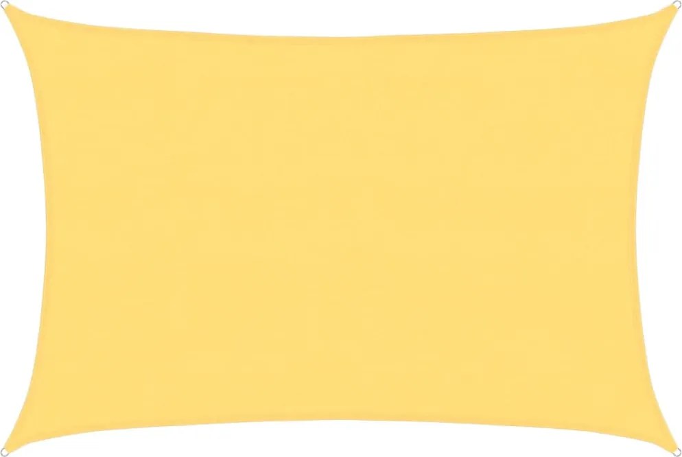 vidaXL Pânză parasolar, bej, 4 x 5 m, HDPE, 160 g/m²