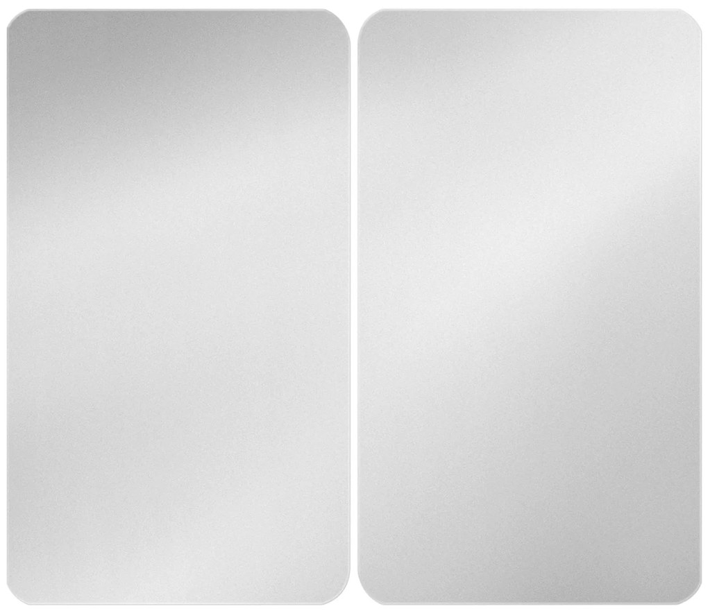 Plăci de sticlă pentru aragaz SILVER, 2 bucăți, WENKO, argintiu