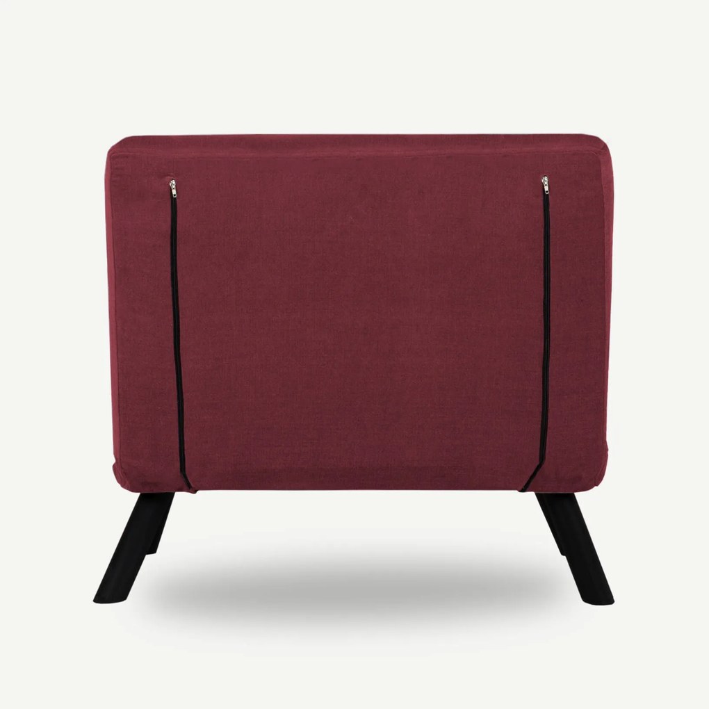 Fotoliu extensibil Sando Single - Maroon